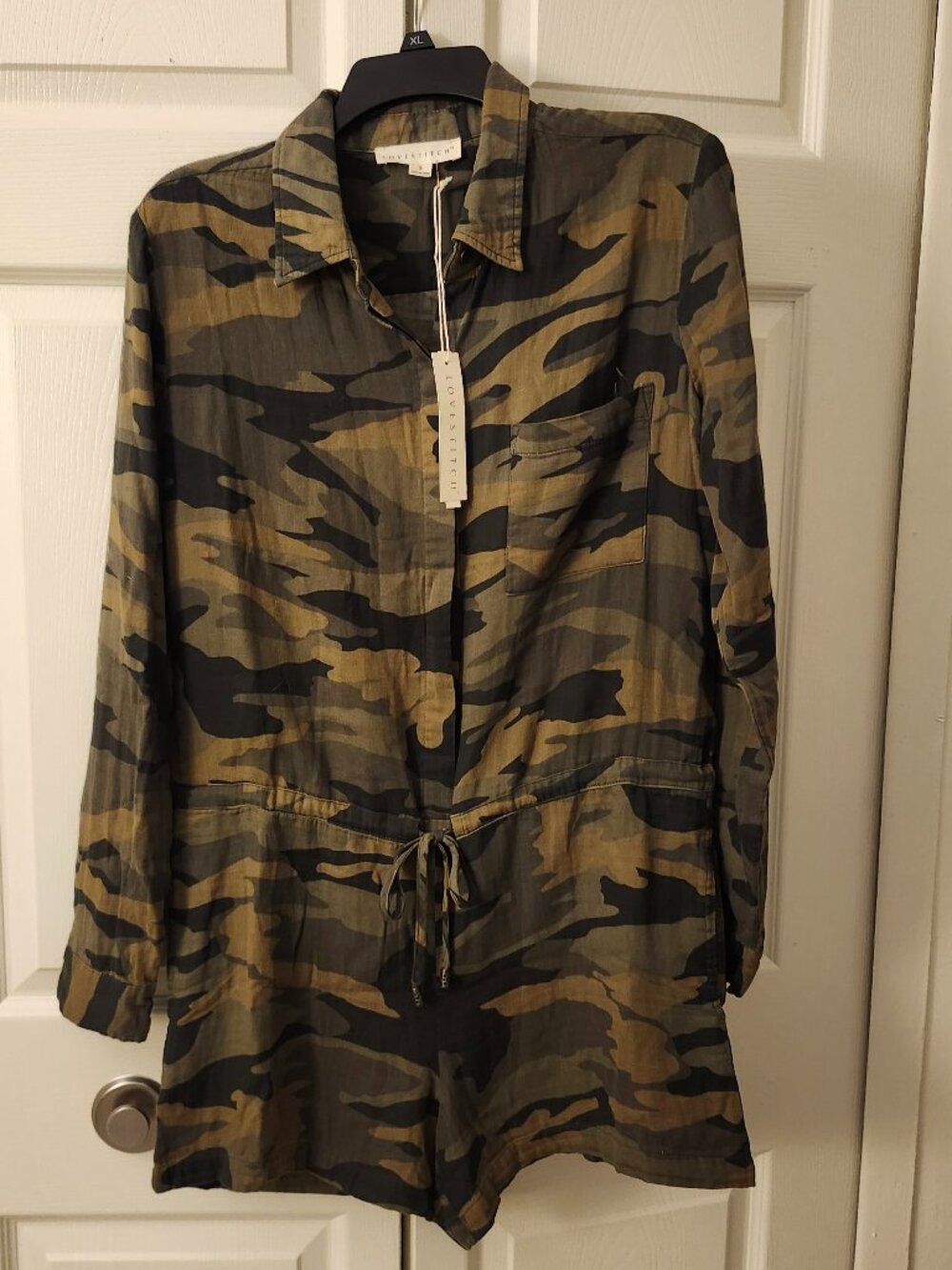 NWT Lovestitch romper overall, camo